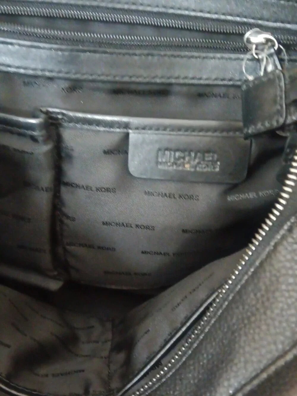 Michael Kors Black Quilted Leather Crossbody